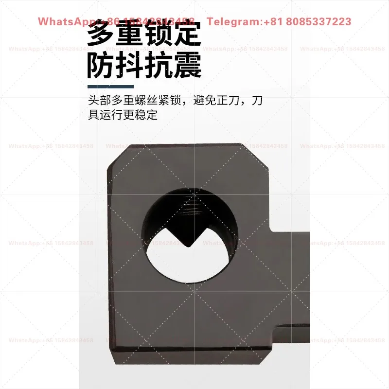 CNC Lathe Drilling Tool Post U-Type Drill Fixture Inner Bore Holder Auxiliary Machine Accessory