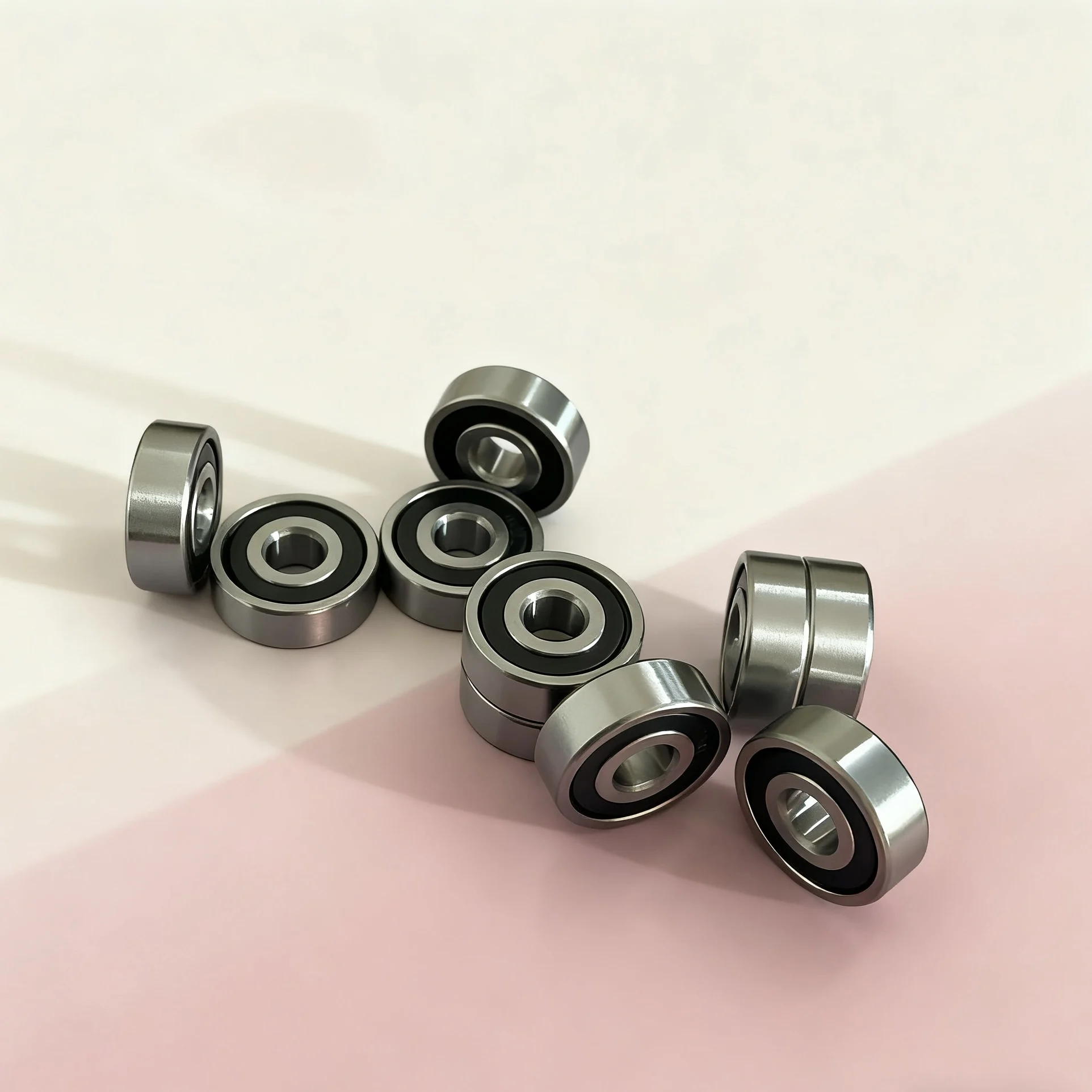 

10 шт. подшипников с двойным резиновым уплотнением 604 605 606 607 608 609, универсальные шарикоподшипники для промышленного оборудования