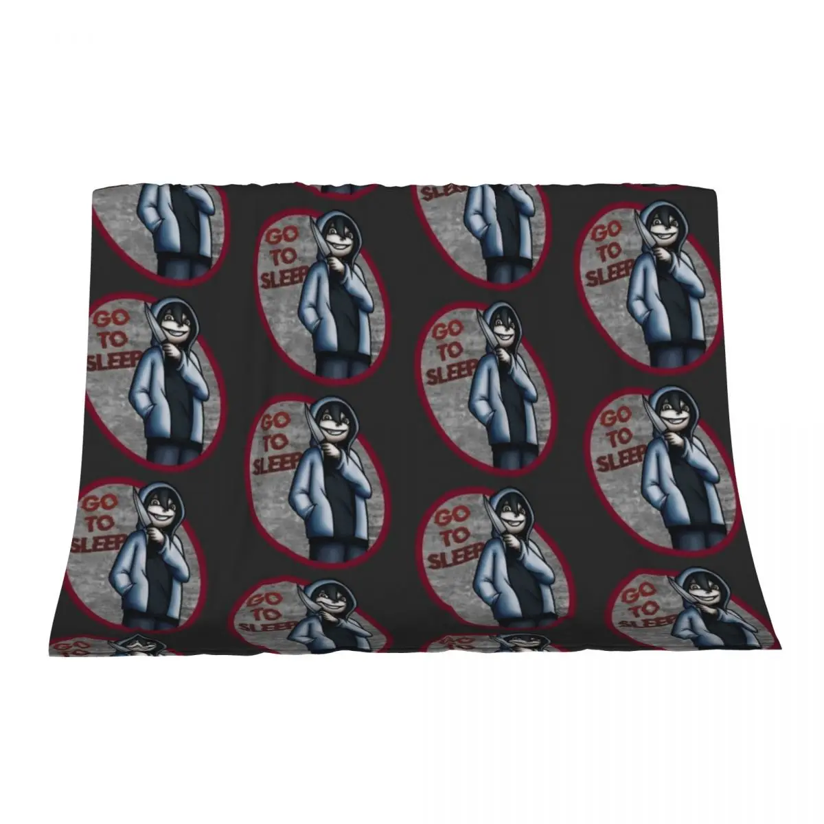 

Jeff the Killer Throw Blanket Vintage Shaggy Designers Decorative Beds Blankets