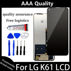 6.53 inches For LG K61 LCD display screen LCD touch screen LG K61 LMQ630EAW LCD display screen Digitizer component replaceme