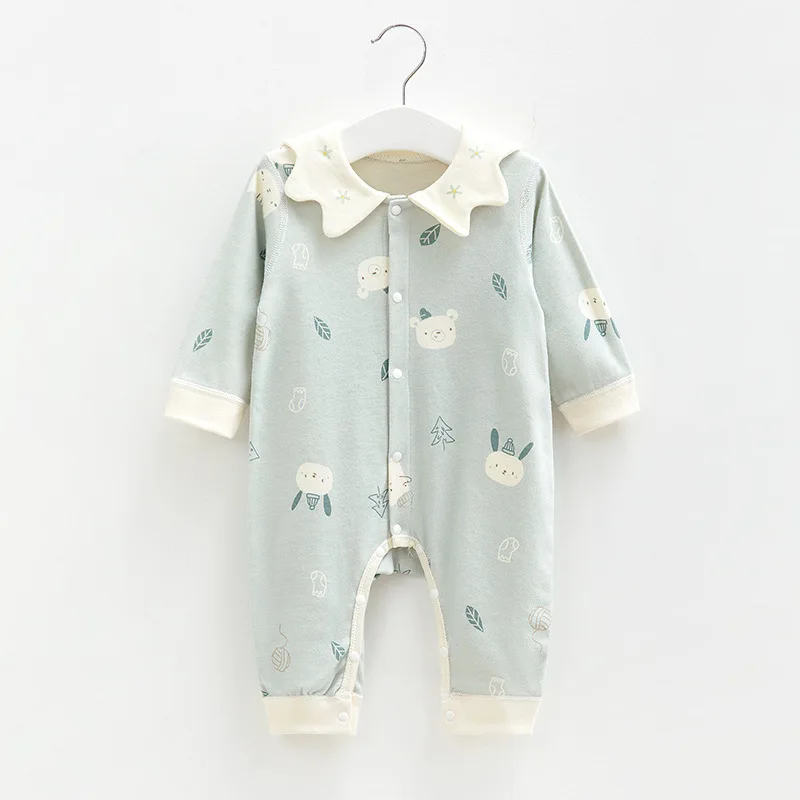 

Baby Cotton Bodysuits Boys Girls Long Sleeve Bodysuits Cute Cartoon Patterns Newborn Soft And Comfortable Bodysuits