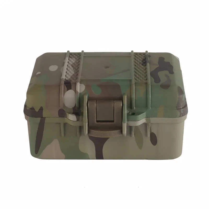 

Tactical equipment storage camouflage box (12.4 * 8cm) multi-function multi-type storage storage box