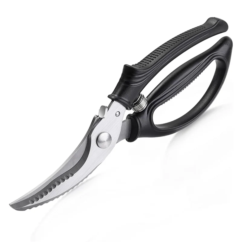 MOPHE-مقصات الدواجن مقص المطبخ شديد التحمل مع مقبض زنبركي مضاد للانزلاق للدجاج والديك الرومي للحوم