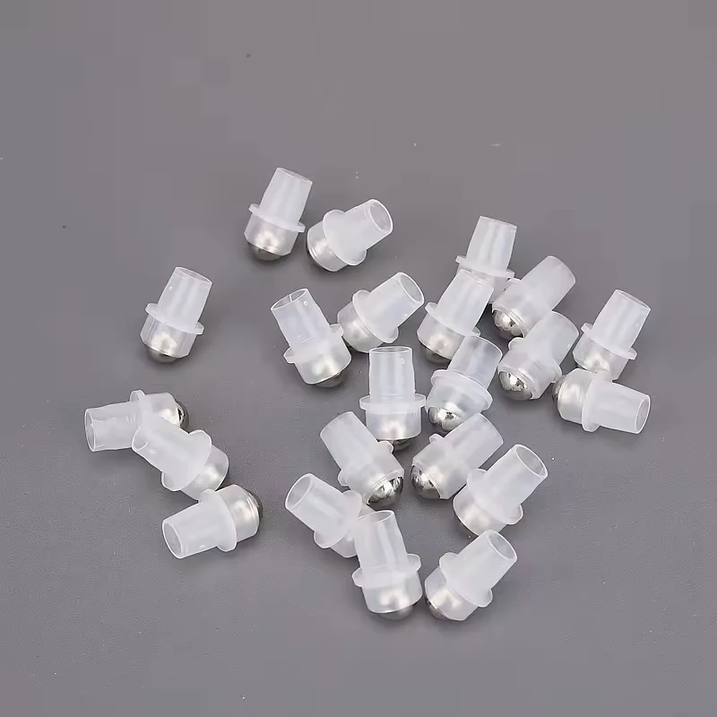 100pcs 16 Teeth Stainless steel Balls Fitments for Roll on Bottle glass Roller Tops for Bottles Fits Our Standard 5ml/10ml