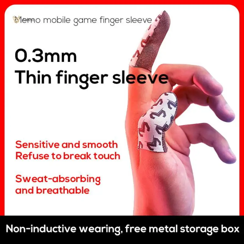 Gaming Finger Sleeve With Storage Box Anti-sweat Anti-skid Finger Cuff Chicken Artifact Finger Cot Game Finger Cover Finger Cuff