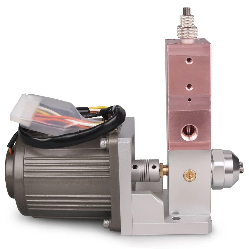 Electric stirring ab double liquid dispensing valve lifting and suction crystal glue dynamic mixing valve gluing
