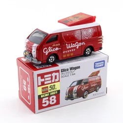 Takara Tomy Tomica No.58 Glico Wagon 1:64 Alloy Toys Motor Vehicle Diecast Metal  Model