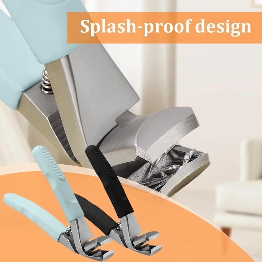 

Portable Big Elbow Nail Clipper Ultra Sharp Anti Splash Nail Trimmer Toenail Clippers Household