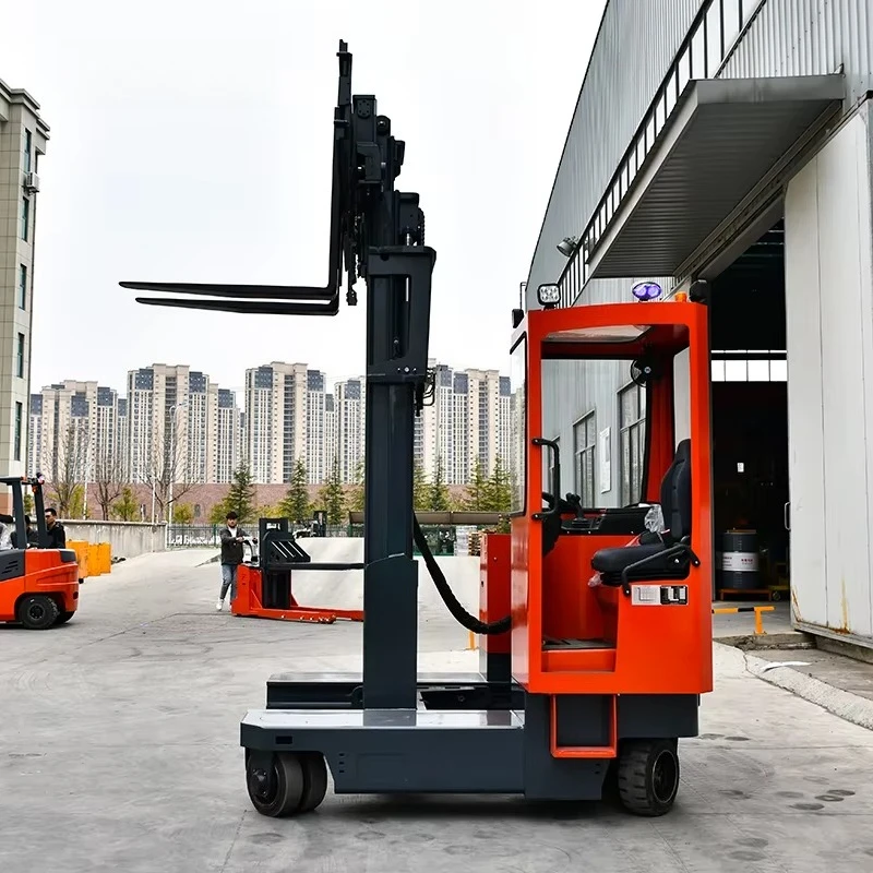 Front Rear Tilting 3.5 Ton Full Way Electric Reach Truck Stacker with Optional Side Shifter