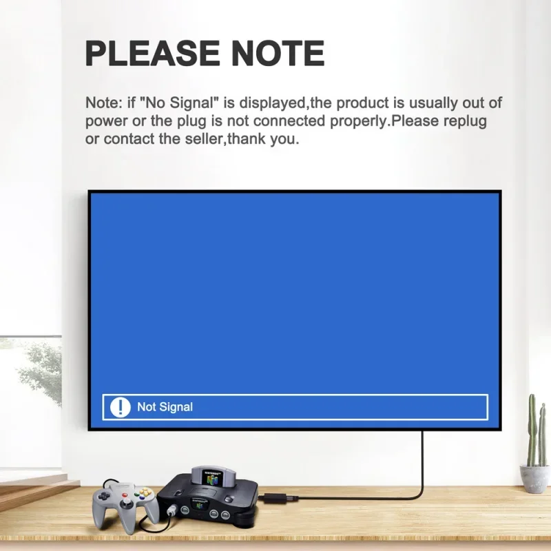 

N64 to HDTV Converter Cable Adapter For HDMI Converter HDMI Nintend 64 Gamecube SNES NGC Plug And Play Full Digital 720P