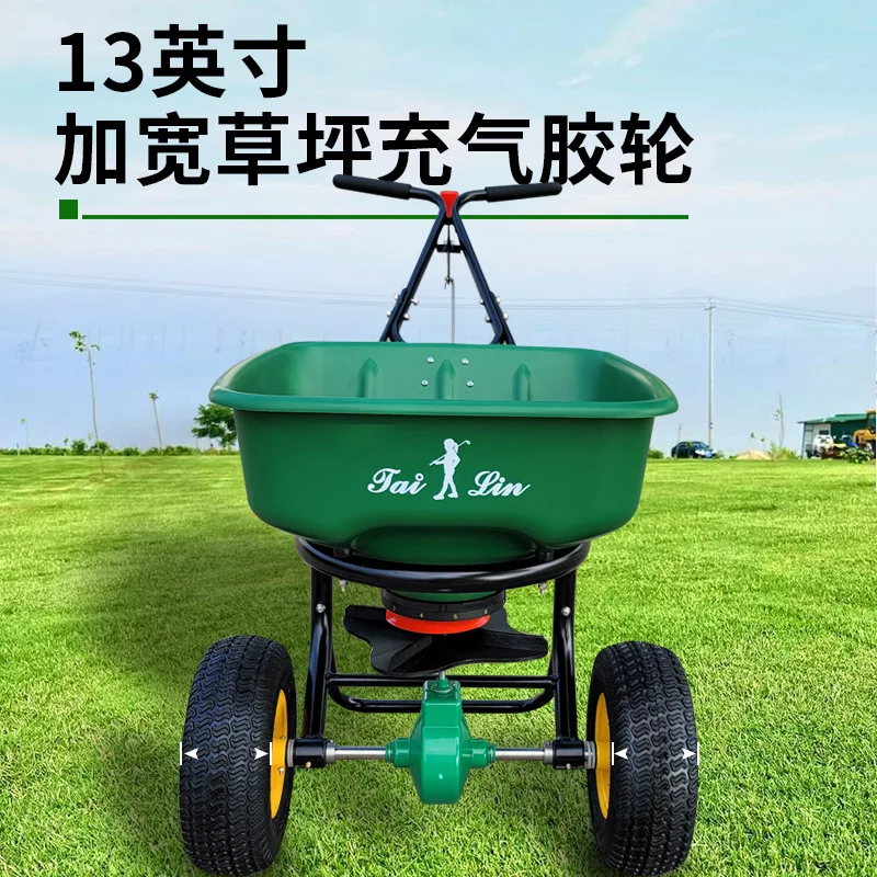 2000 Fertilizer, hand-pushed lawn maintenance grass seed seeder, fertilizer seeder