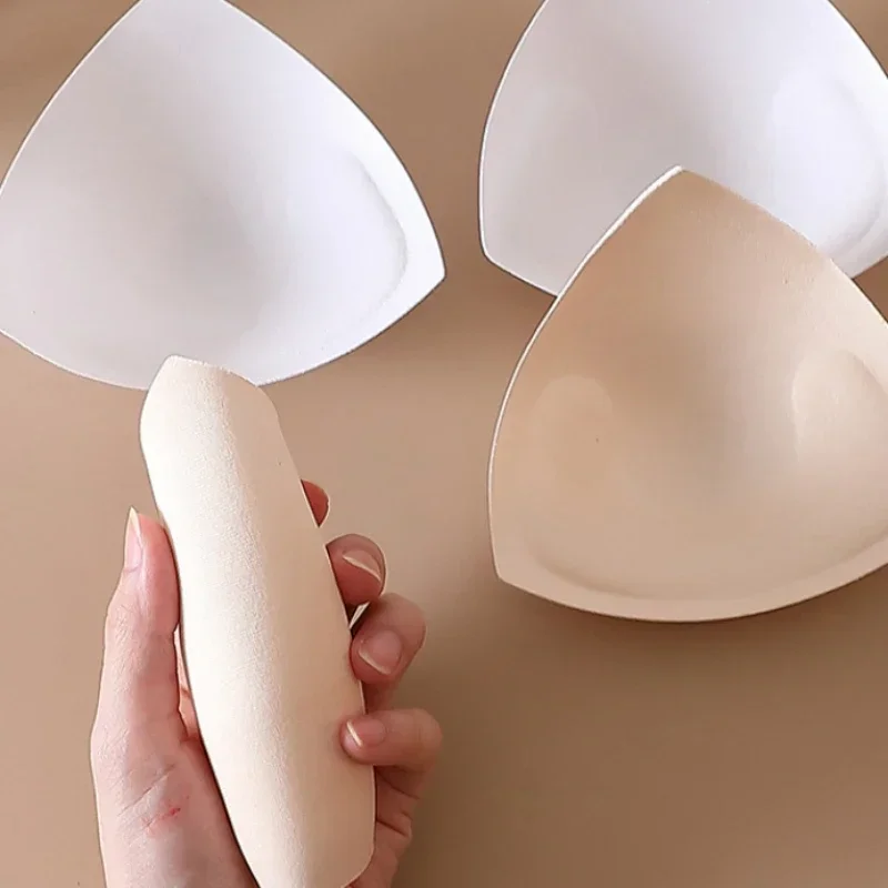 2/6 قطعة الإسفنج رفع منصات النساء ملابس السباحة بيكيني غير مرئية محسن للإزالة الحشو إدراج الكؤوس منصات كأس الصدر اكسسوارات