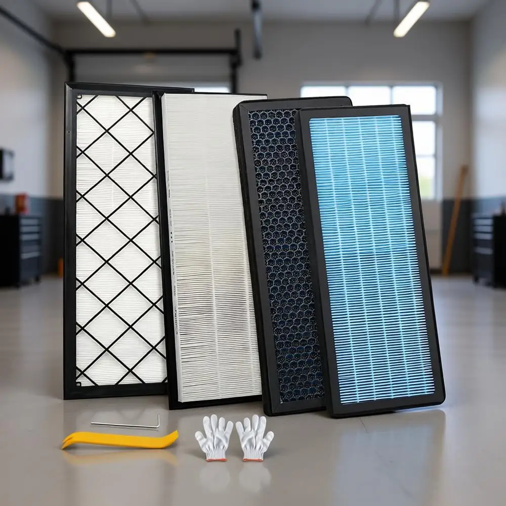 

Комплект из 4 HEPA-фильтров для воздухозаборника или салона (2020-2026), включая инструменты для замены, для 165837500A, 165837600A