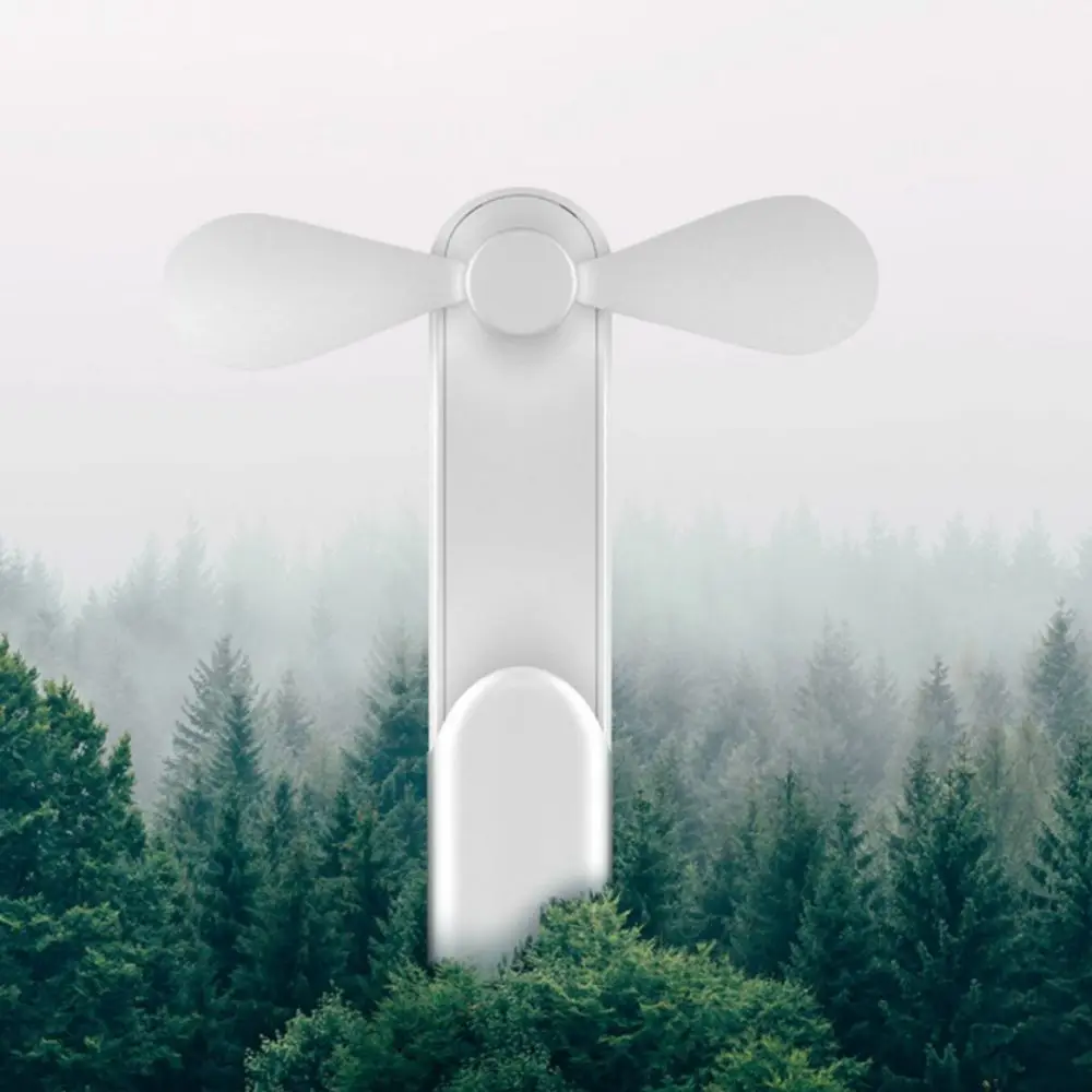 Compact Body Retractable Handheld Fan Flexible Design Lightweight Mini Handheld Fan Quiet Operation USB Charging Quiet Fan