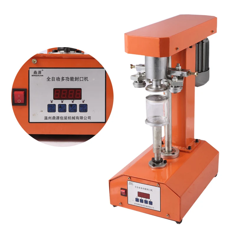 آلة ختم علب شبه أوتوماتيكية متعددة الأغراض من الفولاذ المقاوم للصدأ التجارية كابر مستقر فعال