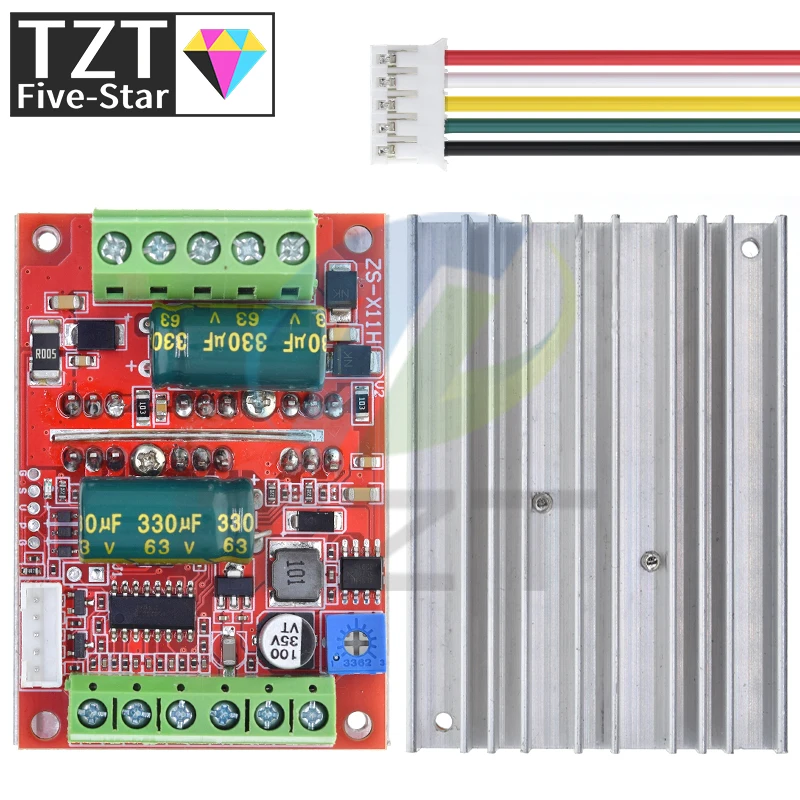 Imagem -03 - Tzt-trifásico Brushless Motor Controller Pwm Hall Motor Control Driver Board 660v 400w Bldc 12v 24v 48v