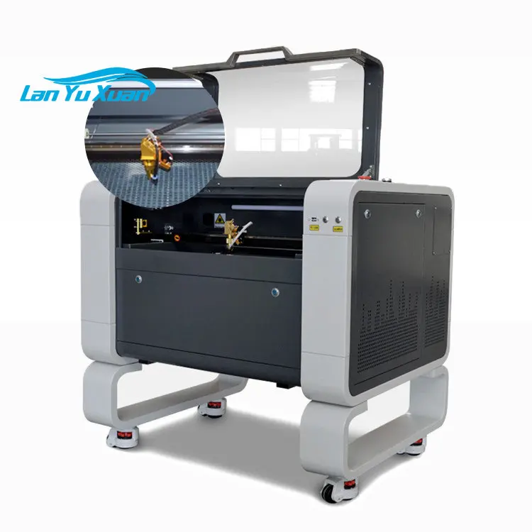 Nieuwe 6040 50W 60W 80W 100W 3d Kristal Cnc Graveermachine Acryl Lasersnijmachines