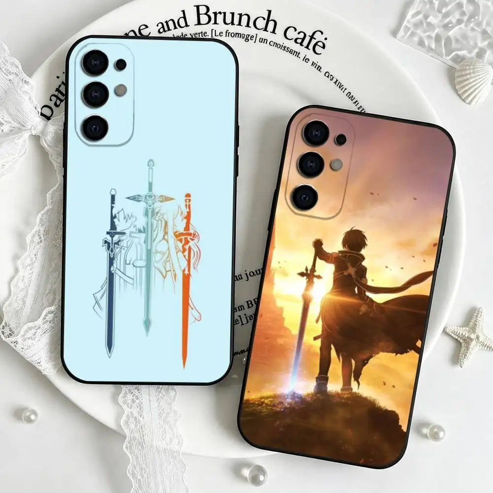 Kirito Kazuto Sword Art Online Phone Case For Samsung S25,S24,S21,S22,S23,S30,Ultra,S20,Plus,Fe,Soft Silicone Black Cover