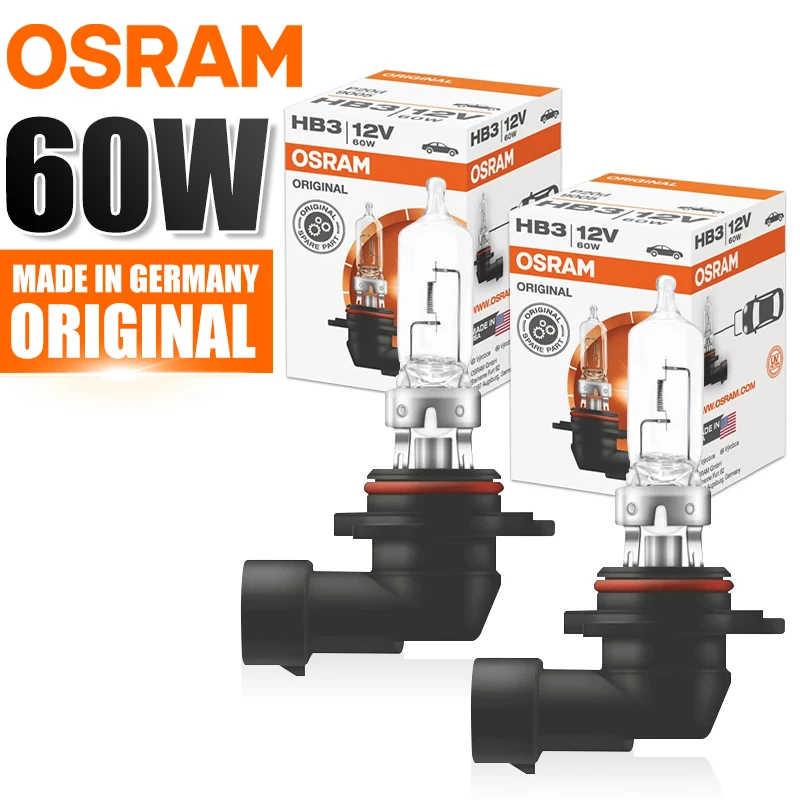 OSRAM 9005 HB3 P20d 9012 HIR2 PX22d 9006 HB4 CLASSIC Halogen Headlight 12V 60W 55W 3200K Original Car Bulb Auto Lamp Hi/lo Beam