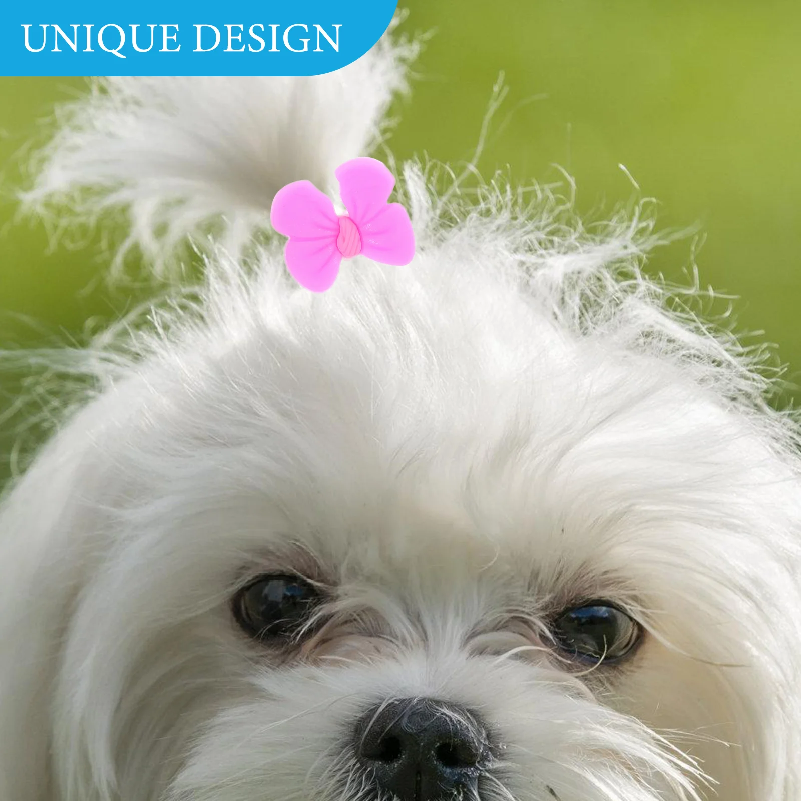 

10 Pcs Pet Bow Accessories Dogs Hair Rubber Bands for Small Headdress Tie Ties Bows Roller