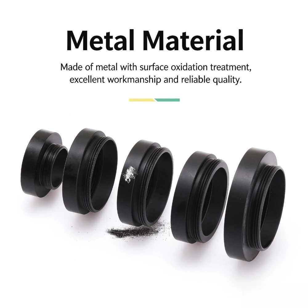 M25 M26 M27 M32 M39 M40 M42 RMS CS SM1 Thread Adapter Rings Microscope Objective Converter for Nikon Zeiss Mitutoyo Microscope