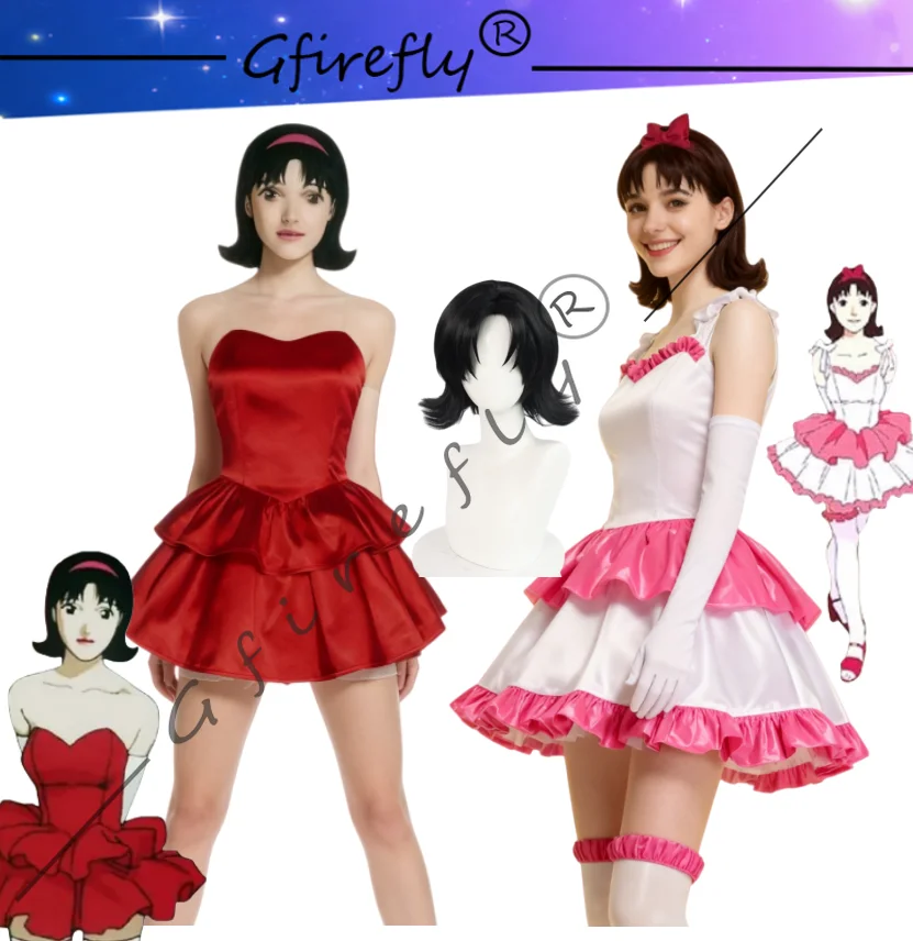 

Perfect Blue Kirigoe Mima Red Dress Cosplay Costume of The Same Style As The Characters in The Horror Japanese Anime Movie