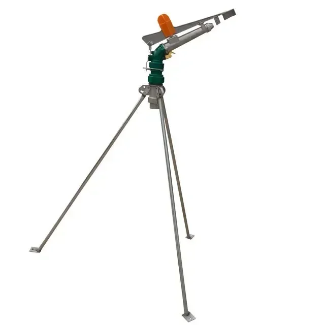 2026/farm field agriculture  high pressure water irrigation system rain  spray metal sprinkler head automatic turn