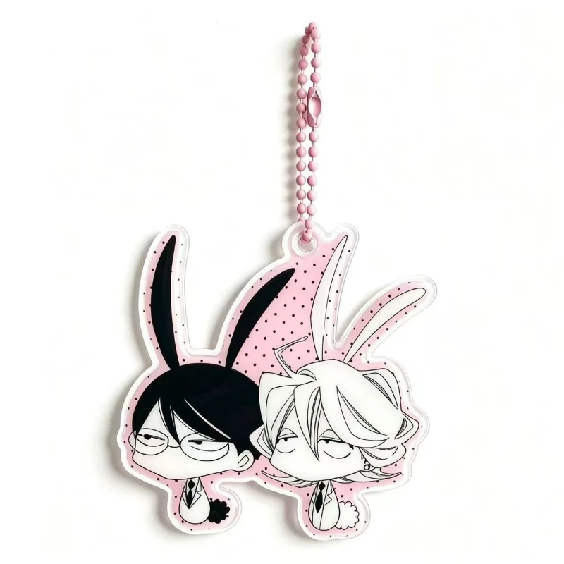 New Doukyusei Sajou Rihito Kusakabe Hikaru acrylic keychain, high-quality cartoon-shaped creative bag and car hanging accessory view 2