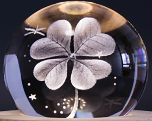 Crystal Music Box Rotating Light Projection Crystal Ball Music Box Birthday Gift Valentine\'s Day Friend Present