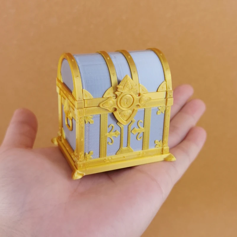 Game Genshin Impact Cosplay Prop Gorgeous Treasure Chest Box 3D Printing Plastic Case Accessories