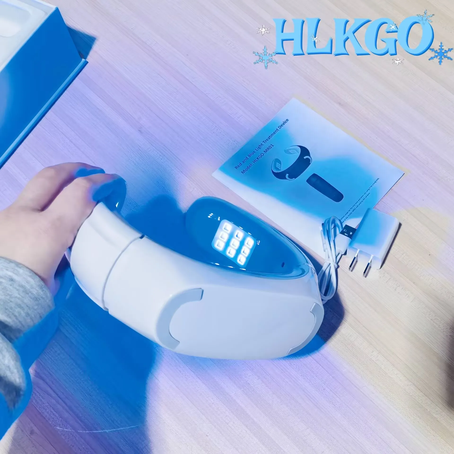 

Complete Hand Wellness Kit Red Infrared Light Therapy Gloves 660nm 850nm for Repair & Pain Relief