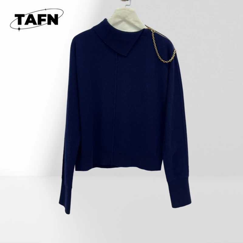 Suéter de gola alta quente e aconchegante para mulheres, perfeito para clima frio, perfeito para camadas ou roupas casuais AH0401