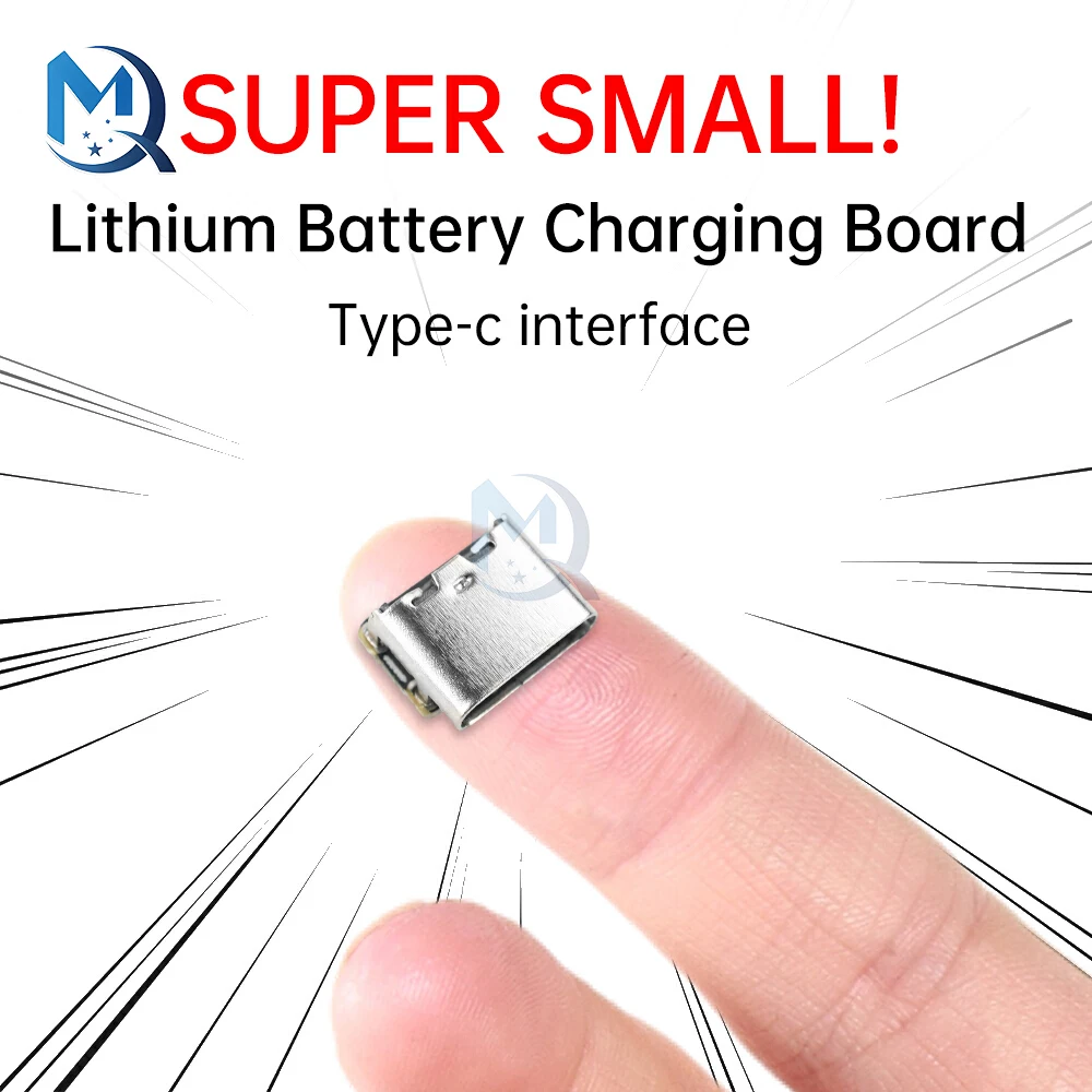 1-10 pz Mini Li-Ion Batteria Pad di Ricarica 3.7 V 4.2 V 18650 Tastiera di Ricarica Piastra di Alimentazione di Protezione Tipo C Modulo di Ingresso