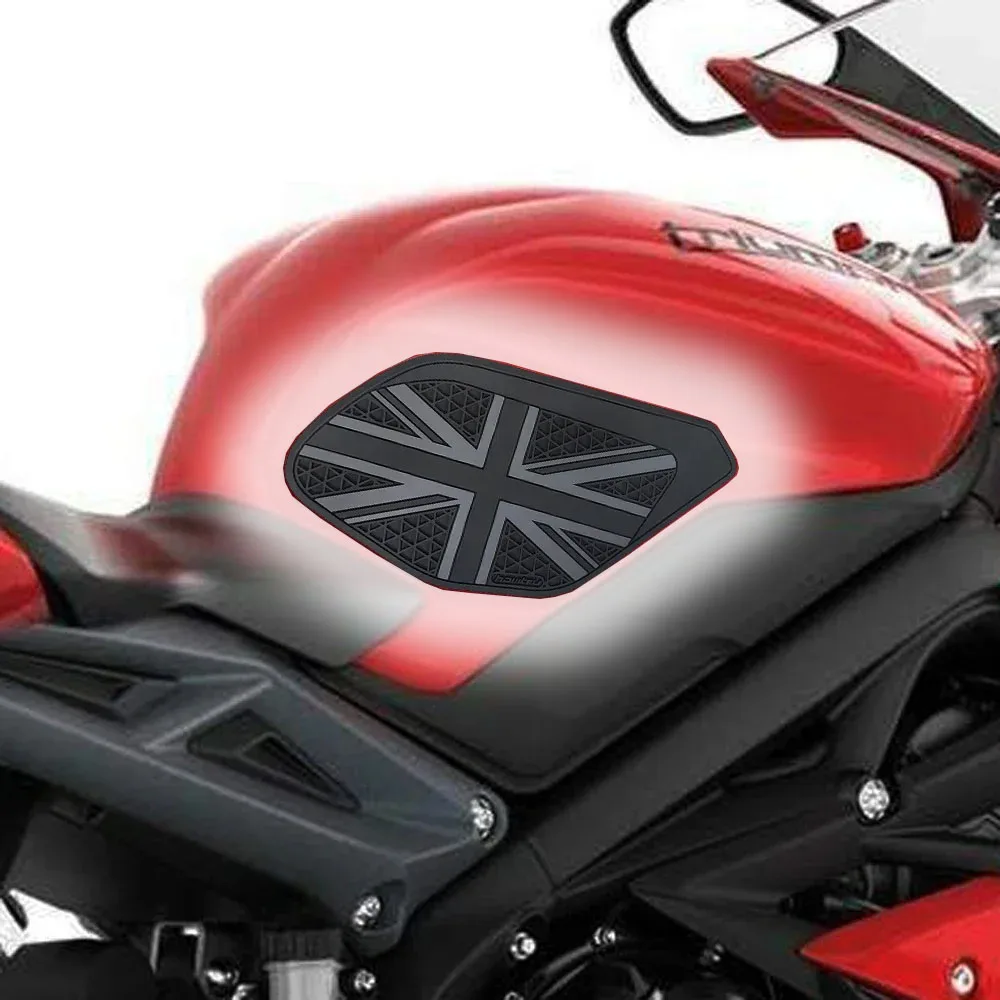 Motorrad Kraftstoff Tank Pads Aufkleber Seite Gas Knie Grip Schutz Traktion Aufkleber Fit für Triumph Street Triple 2013-2022