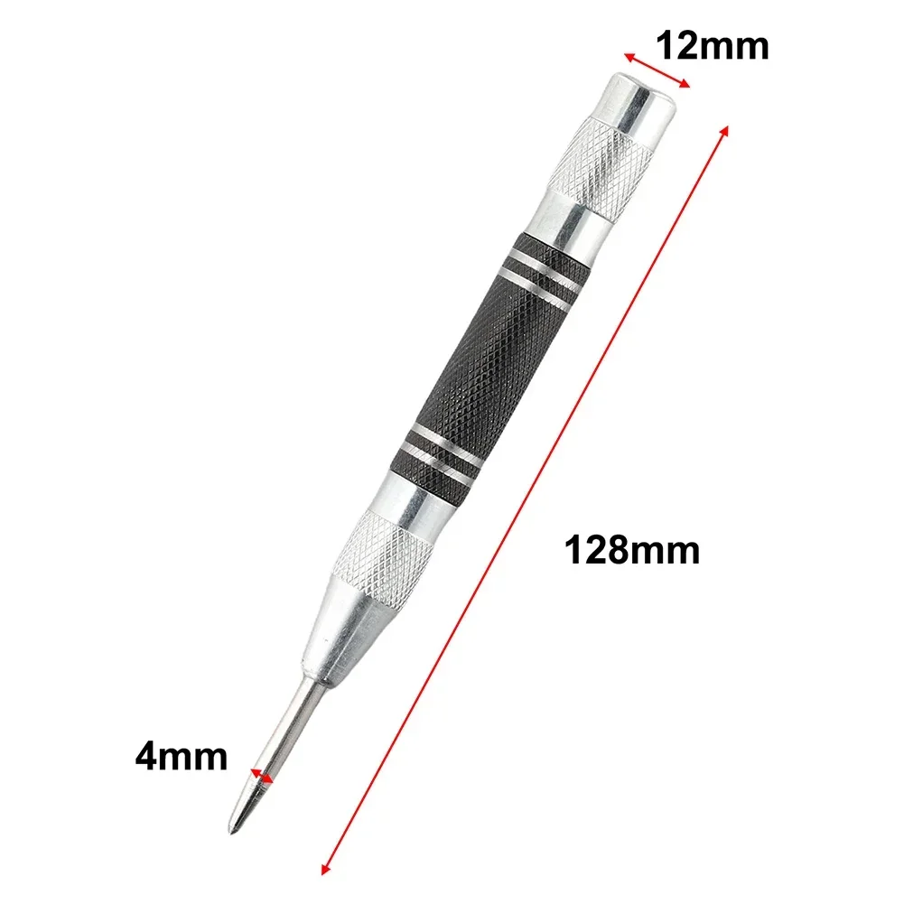 Automatic Centre Punch With Punch Needle Adjustable Spring Pressure Automatic Loaded Metal Drill Tool Pin Impact Marker Woodwork