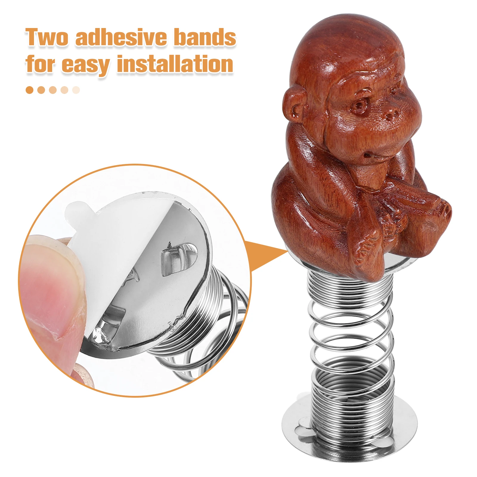 10pcs Metal Wobble Shaking Head For Diy Bobblehead Ornament Spring Car Dashboard Dancing Base Car Dashboard Toy Spring Base