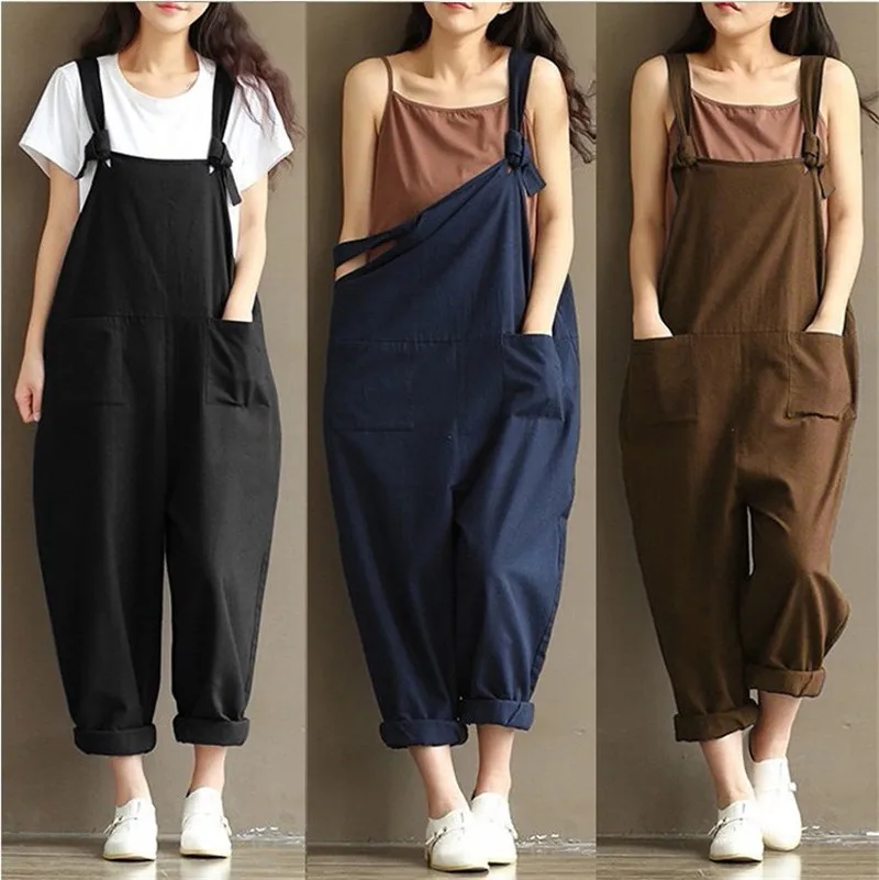 Mutterschaft Lätzchen Hose Hosenträger Hose lässig weibliche Frauen einteilige breite Bein Stram pler Overalls Riemen Overall Streetwear plus Größe