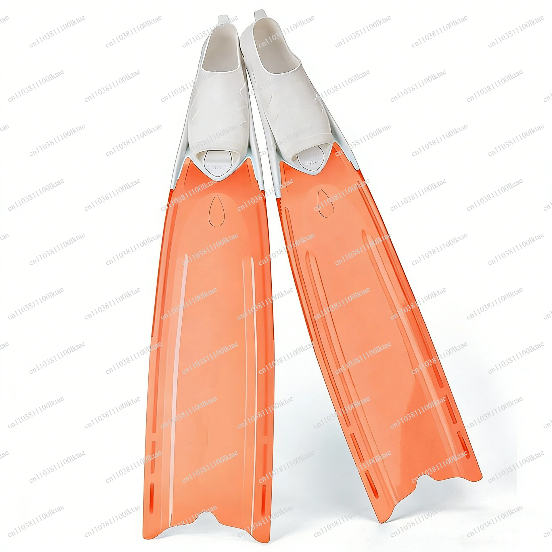 Wave Long Blade Free Diving  PP Flippers Scuba Hunter Fish Soft Lightweight Long Flippers