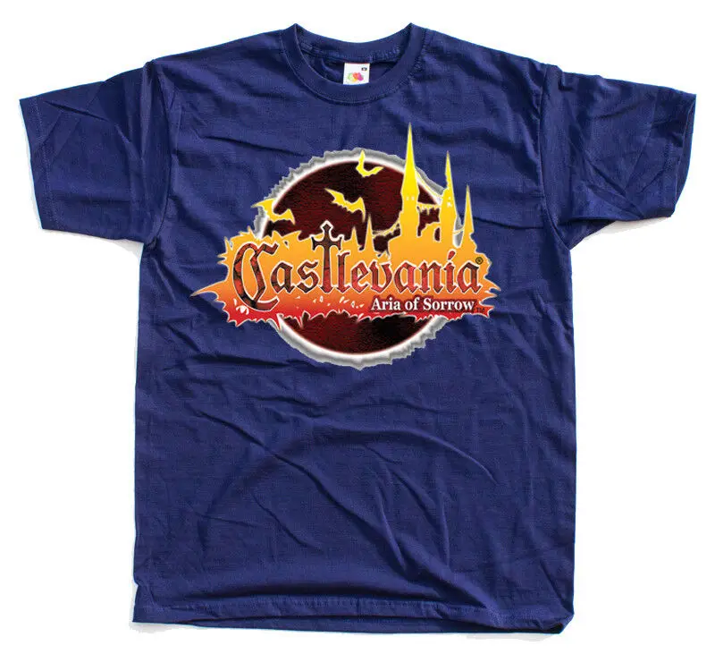 Castlevania Aria of Sorrow logo T shirtall size S-5XL