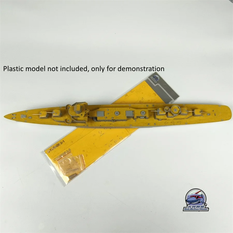 Barril de chapa metálica de mascaramento em escala 1/200 para Trumpeter 03723 USS Fletcher DD-445 Kit modelo CY20026