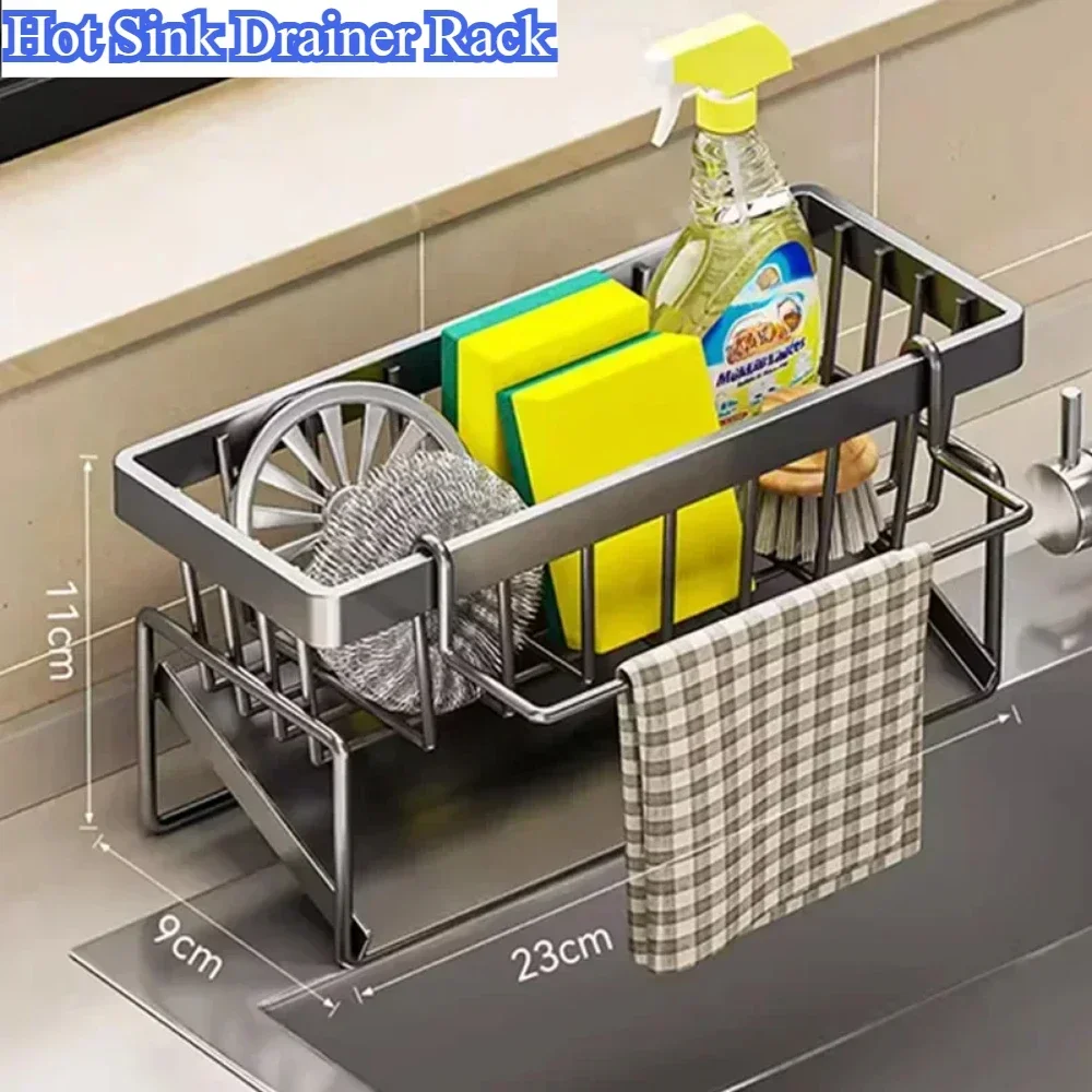 Vajilla escurridor organizador de cocina estante fregadero de cocina estante para platos accesorios escurridor platos organización de almacenamiento