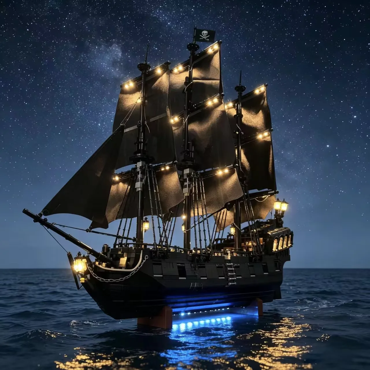 2026 New LED Light Compatible For Pirate Ship 10365 Building Blocks Remote Control Lamp (Not Include Building Blocks) Christmas - view 3