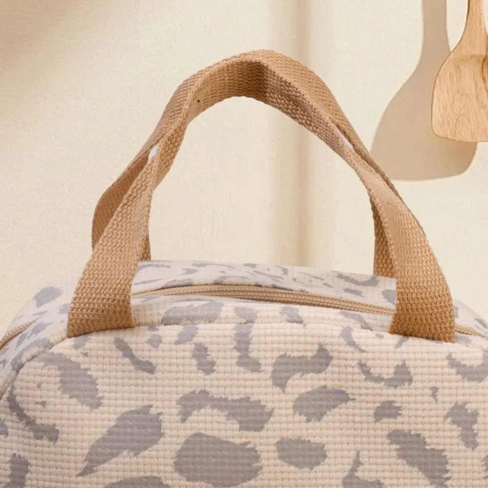 New Thermal Lunch Bag Insulated Large Capacity Picnic Bag Ink Pattern Multi-purpose Food Storage Pack