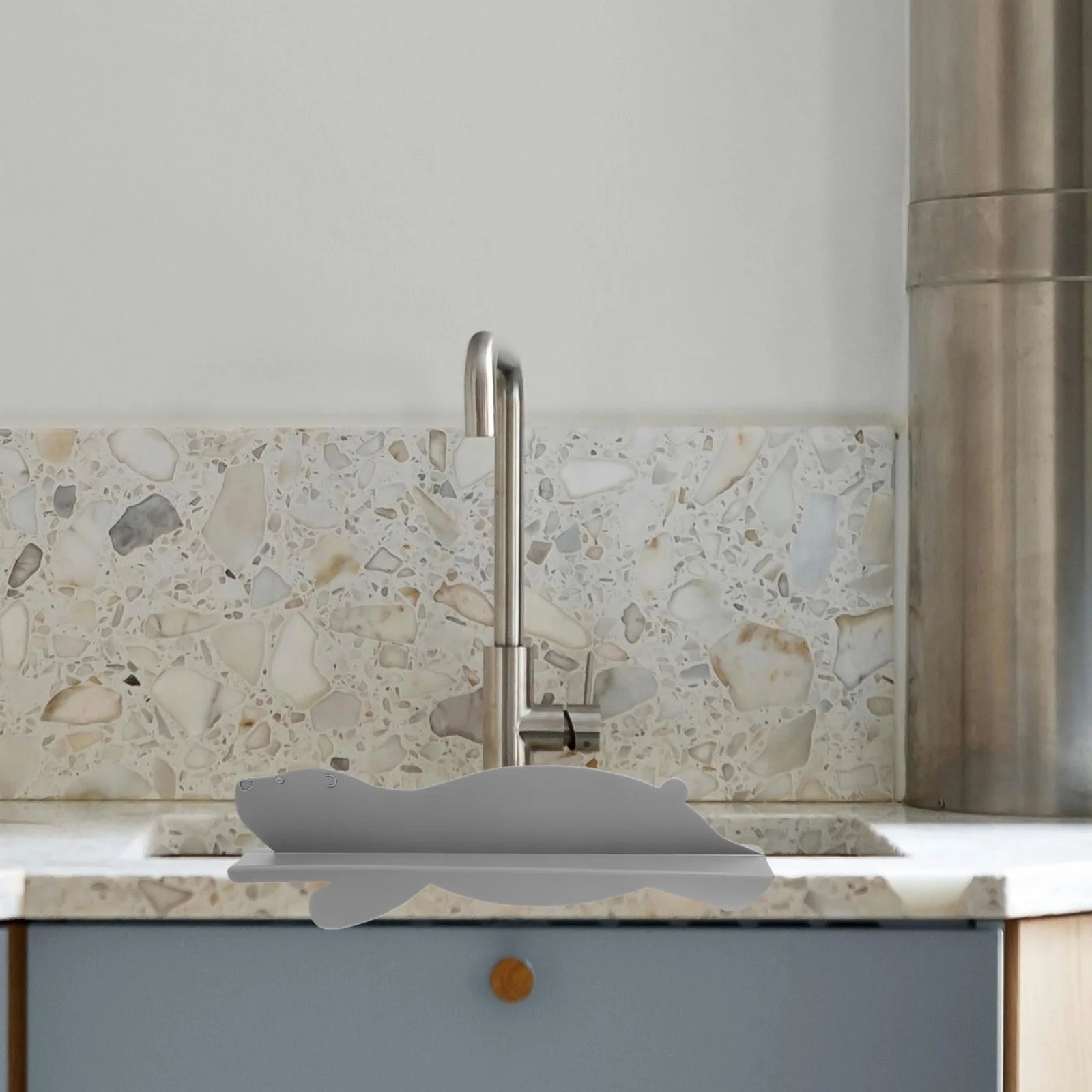 

Sink Anti-Splash Plate Animal Shaped Waterproof Baffle For Kitchen Sink Transparent Guard Splashing Board Bathroom Water Baffle