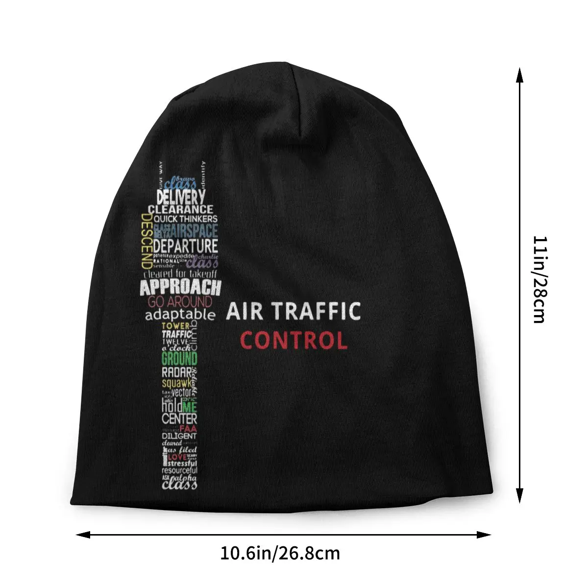 Air Traffic Controller Bonnet Hat Pilot Airplane Aviation Plane Fighter Knit Hat Street Skullies Beanies Hat Warm Dual-use Cap