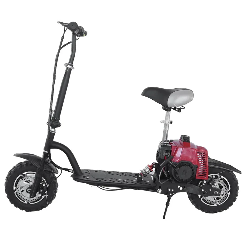 

Two-wheel Two-stroke Scooter Foldable Mini Transportation Fuel Vehicle Power