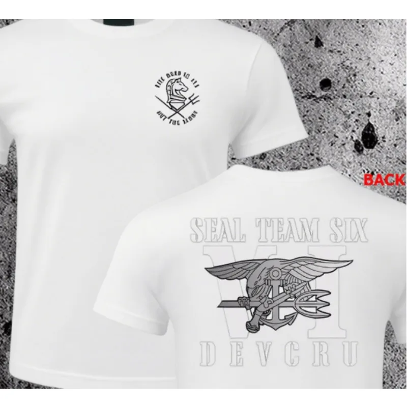 New Special Forces NSWDG SEAL Team 6 DEVGRU Squadron Short Sleeve T-Shirt Graphic T Shirts Streetwear Graphic T Shirts