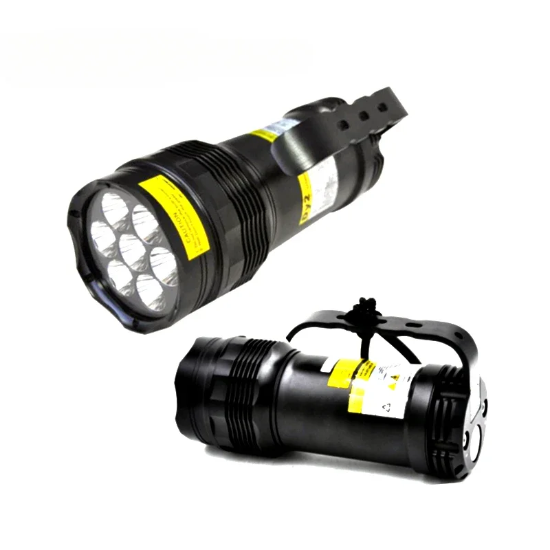 Linterna de buceo LED más potente subacuática 4000 lúmenes 3 X T6 linterna LED de buceo antorcha impermeable