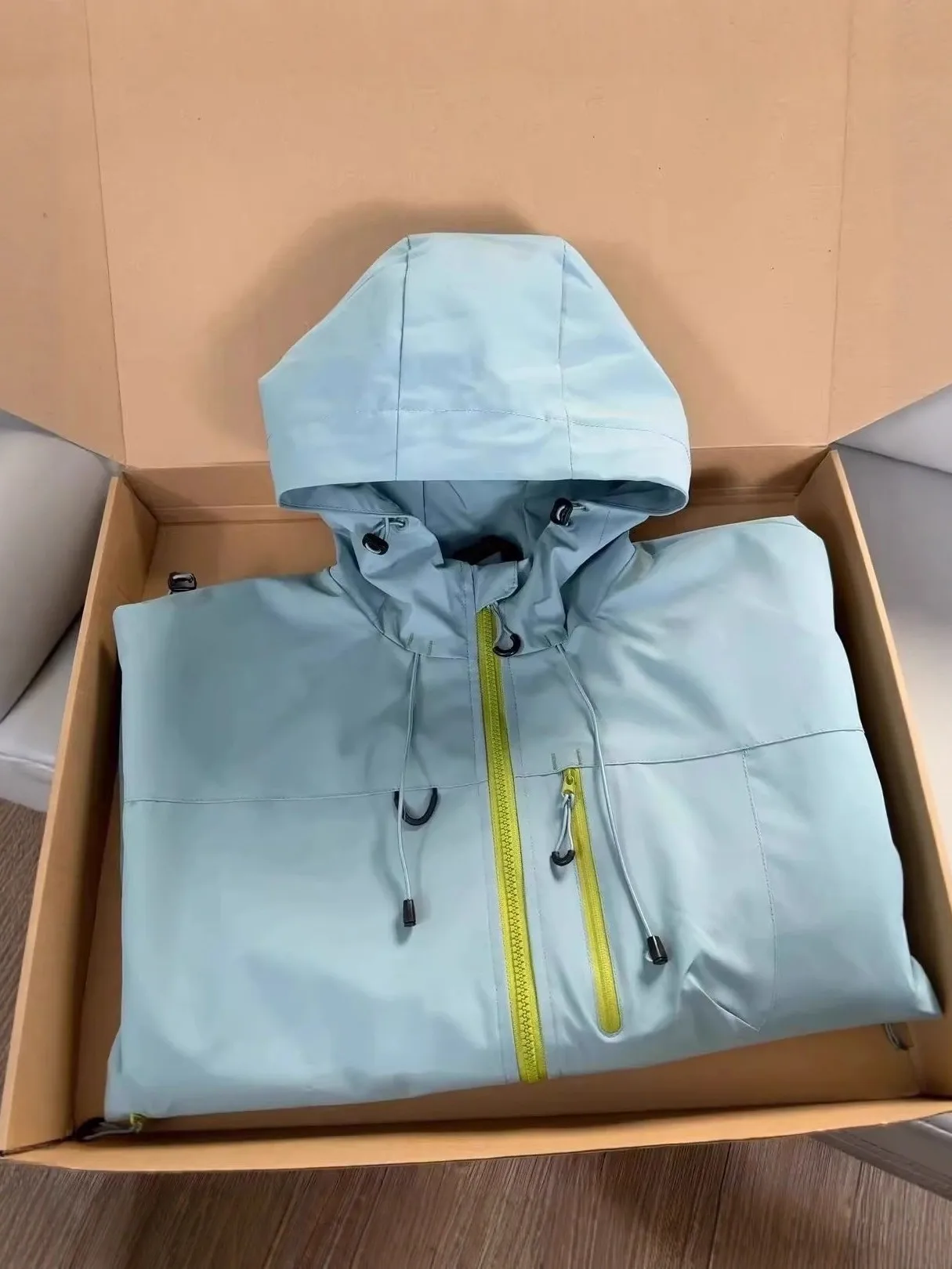 

Youth Waterproof Hooded Jaet Faionable Cleanfit Trendy Brand Couples Workwear Jaet Loose Fit Ox Cloth Spring Autumn