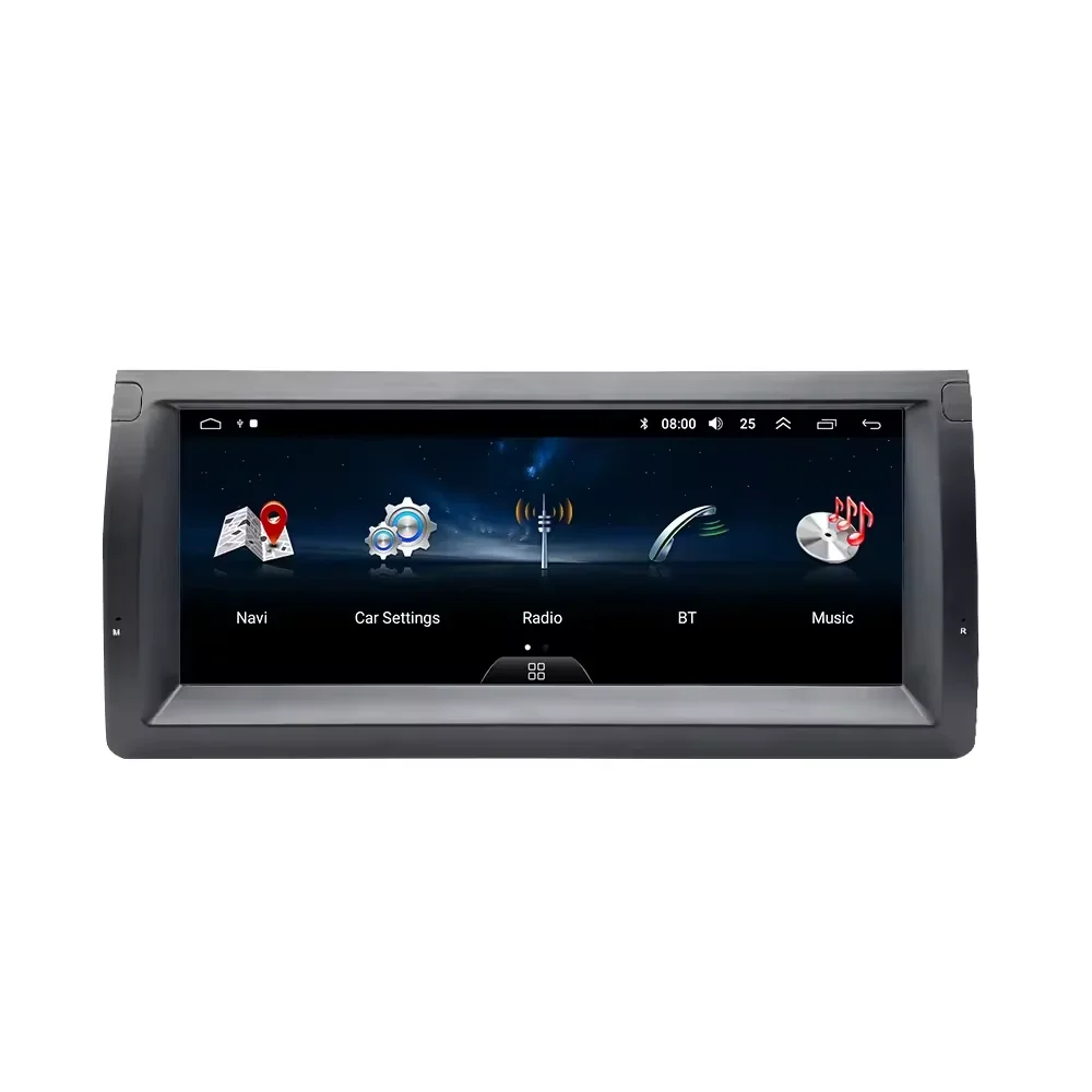 10.25 Inch car radio Android 13 System 8-core Car Auto Electronics For Bmw E39 1995-2004 4+64 Gb Car dvd Video Player